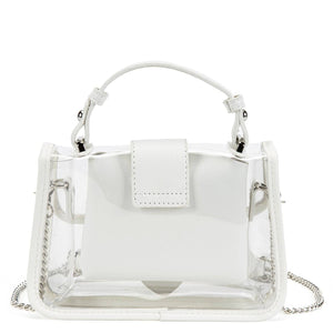 Cartera Transparente Distinctive Style - Blanco - Unique