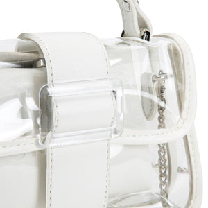 Cartera Transparente Distinctive Style - Blanco - Unique